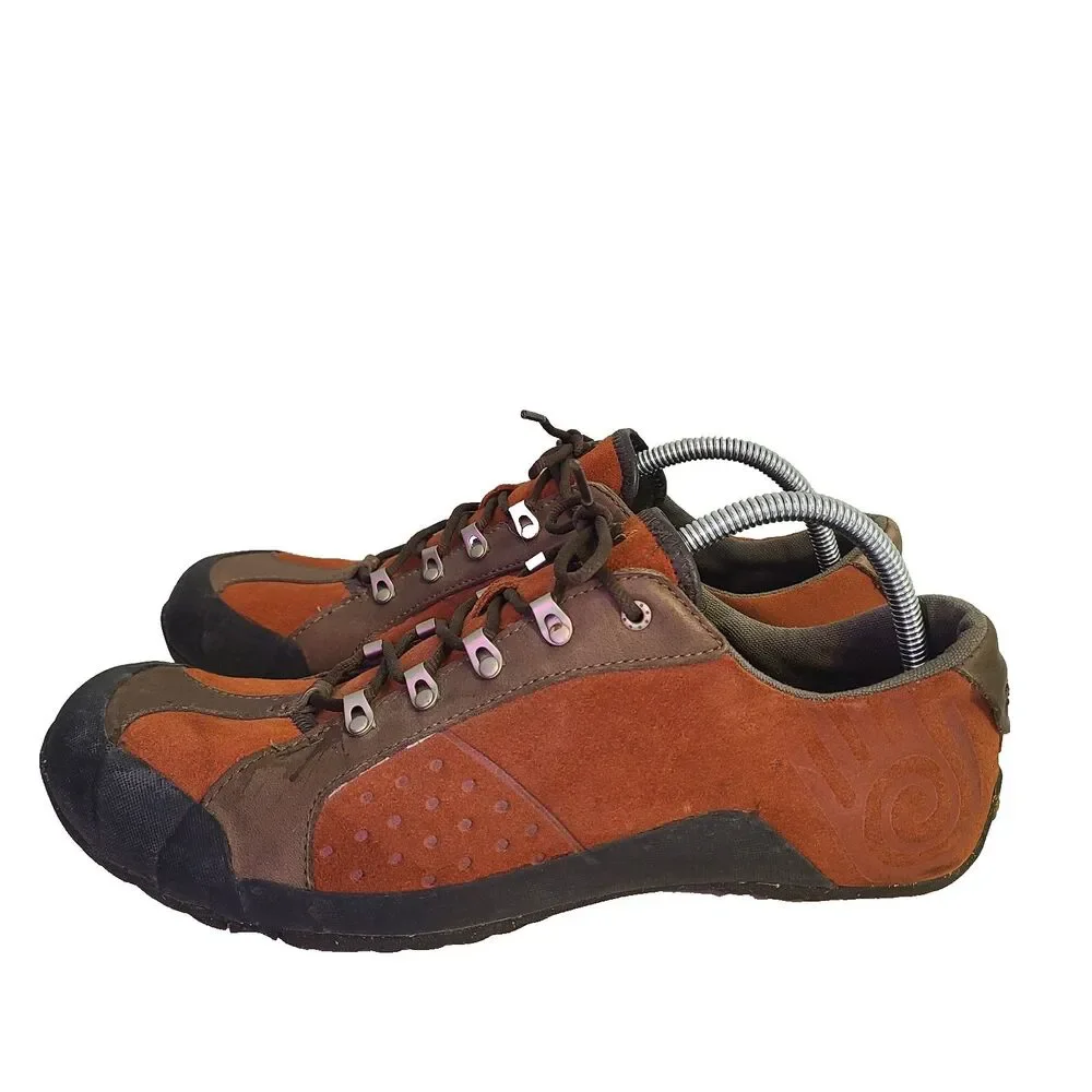 Teva Keagan 6052 VTG Suede Trail Hiking Shoes 11.5 Rust Brown Gorpcore Granola